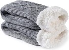 Women's Fuzzy Slipper Socks Warm Plush Fleece Lining Cozy Knit Socks for Home
