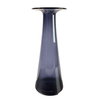 GRAL Glas H.-Th. Baumann Vase lila 50er 60er 27,7 cm Vintage lila 