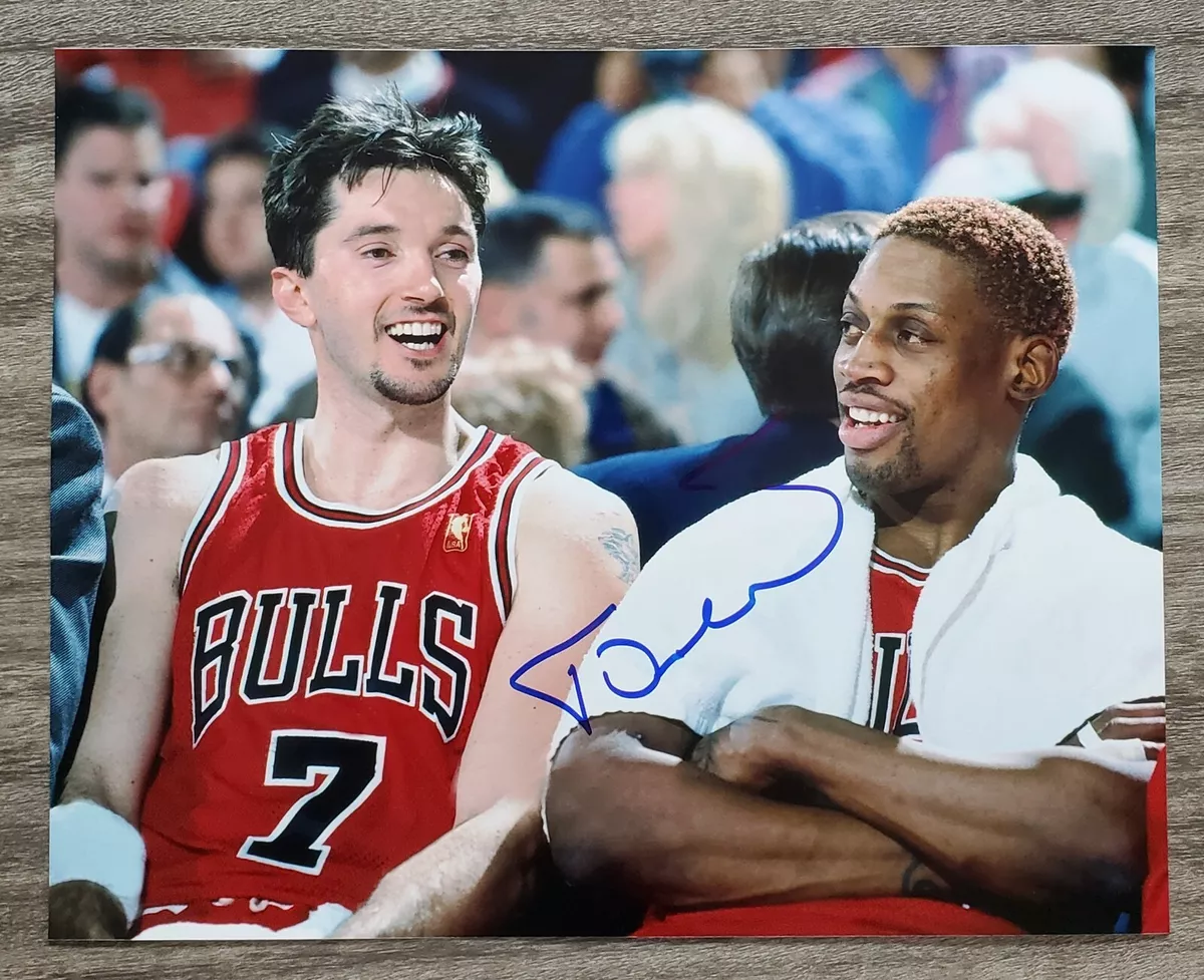 Toni Kukoc Signed 8x10 Photo Chicago Bulls 3x Champion NBA HOF LEGEND RAD