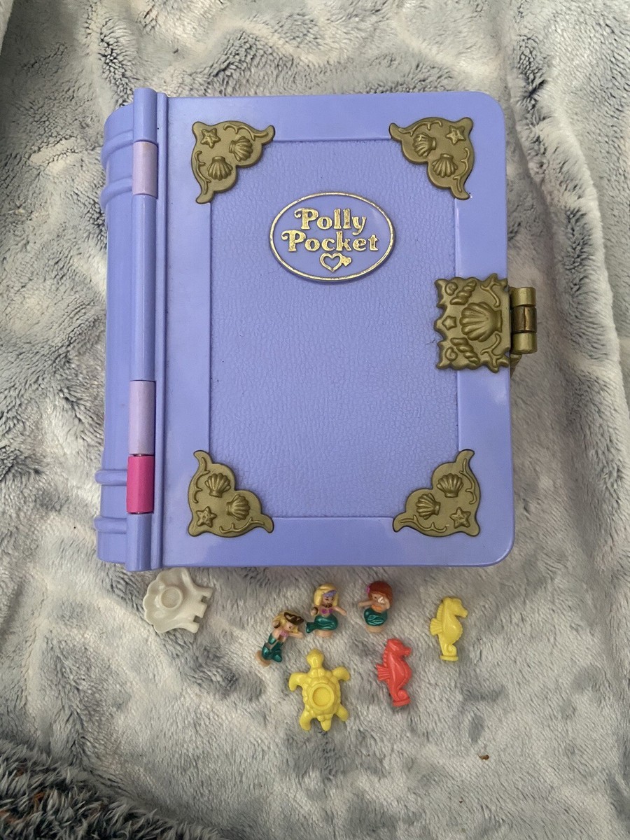 メイプルストーリー　ダイアリー Polly Pocket Sparkling Mermaid Adventure Storybook Playset 1995