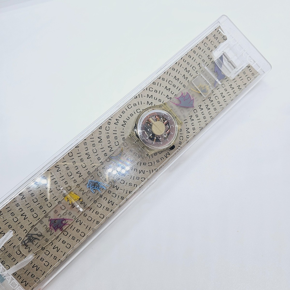 Rare 1997 Swatch Musicall Musical Swiss Made Quartz Watch for Men 