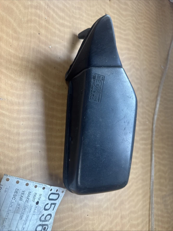 1987 Acura Integra Left Side Mirror. Black. - Image 3 of 4