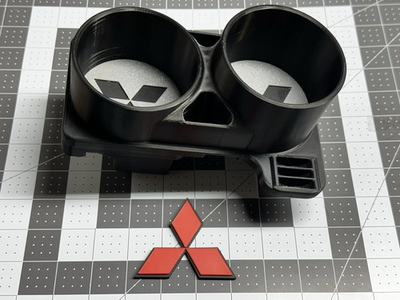 #ad 1992 2000 Mitsubishi Montero Pajero Gen 2 2.5 Dual Cup Holders $32.00