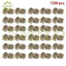 7200Pcs 1-3/4" × 0.12" Coil Roofing Nail Galvanized 3/8" Head Diameter 15 Degree