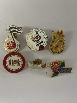 OMTAAMB One More Time Around Marching Band Portland OR Lot 6 Pins 1994-1999