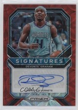 2020-21 Panini Prizm Signatures Choice Prizm Devonte' Graham #SI-DGR Auto 0x7c