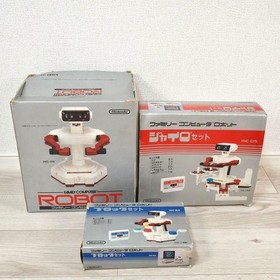 Nintendo Famicom Robot Gyro Set 1985 Unused Boxed HVC-GYS Japan Rare R.O.B.