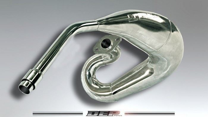 DEP DEPY2907 Chrome Exhaust Pipe Yamaha DT125R 89-03