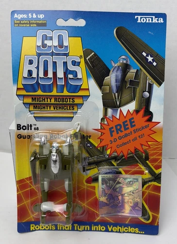 Tonka GoBots Bolt 68 Guardian Robot Fighter 7255 1985 New Sealed