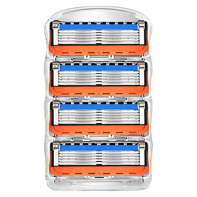 RASIERKLINGEN FÜR GILLETTE FUSION 5 PROGLIDE EDELSTAHL-KLINGEN ERSATZ RASIERER