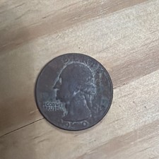 1970-D Quarter,  Severely Rusted with Rare Marks