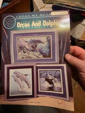 Leisure Arts Orcas and Dolphins Counted Cross-stitch Book by Cross My Heart Inc
