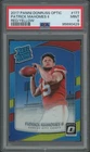 2017 Donruss Optic #177 Patrick Mahomes II Red & Yellow Rated Rookie PSA 9