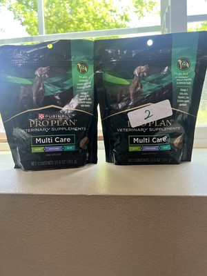 X2 Purina Pro Plan Veterinary Supplements MultiCare 60 chews Ea for Dogs 10.6 oz