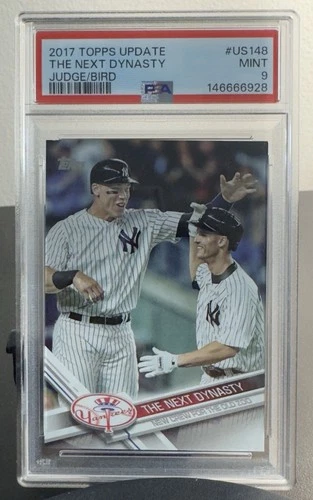 Aaron Judge Greg Bird 2017 Topps Update #US148 The Next Dynasty PSA 9