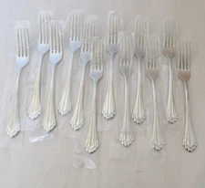 12 Community by Oneida MARQUETTE Dinner Forks 18/8 Stainless