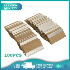 100PCS Safety Knife Scrapers Single Edge Razor Blades Extra Sharp Heat Treated