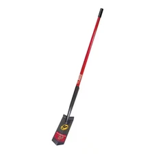 14-Gauge 4 In. Trench Shovel with Fiberglass Long Handle