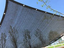 Perfect Sunblock Shade Cloth with Grommets 70 10 ft x 20 ft Black for Plant ...