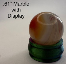 Glass Marble With Display Included lot 7898