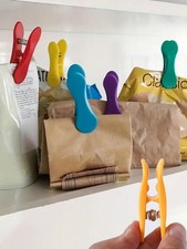 Rainbow Food Bag Clips 8 Pack – Reusable Kitchen Sealing Clips