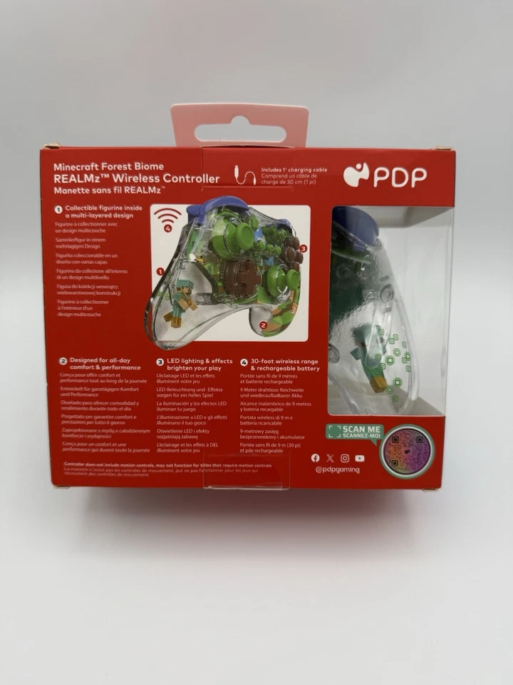 PDP REALMz™ Wireless Controller: Minecraft Forest Biome - Nintendo Switch™ - Image 2 of 2