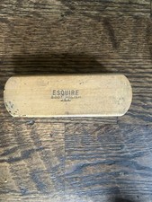 Vintage Esquire Shoe Boot Polish Wooden Brush 100 Horse Hair 7.5  