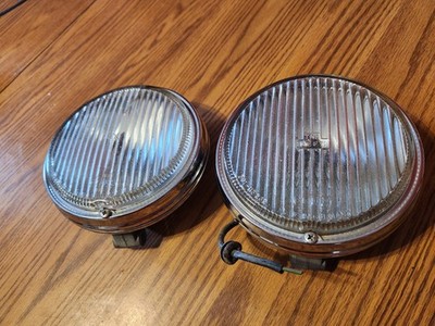 Original Hella TN6 Mercedes Benz Chrome Driving Lights With Clear Lens
