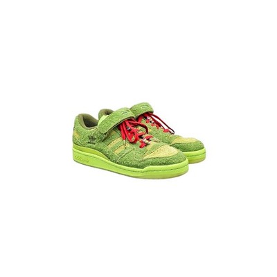 Dr. Seuss x adidas Men's Size 6.5 US Forum Low The Grinch Green Sneakers READ