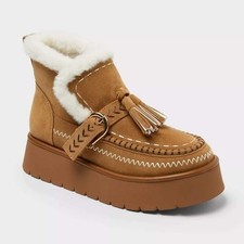 Botas Summit Mujer Universal Hilo Marrón Talla 10 Nuevas Con Etiquetas