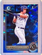 Peyton Wilson 2022 Bowman Chrome Sapphire 1st #BCP-85 Kansas City Royals