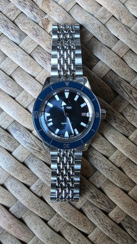 RADO CAPTAIN COOK 42MM Automatic Blue Ceramic Mens Watch R3250...