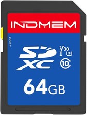 64GB SD Card, High Speed up to 90M/S, C10/U3/V30, SDXC UHS-I Memory Cards, Full