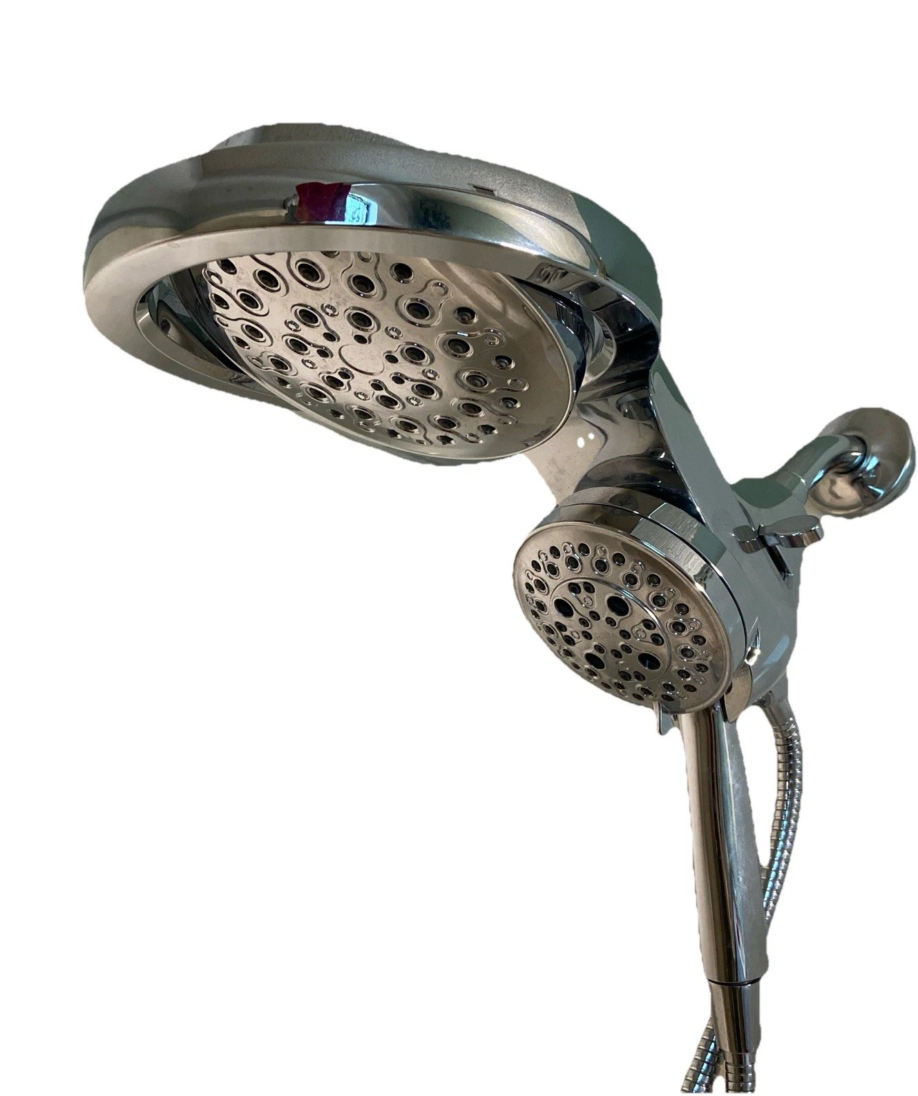 Delta HydroRain H2Okinetic 2.5 GPM Dual Shower Head - Lumicoat Chrome 58680-25