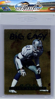 #ad 1996 Collector#x27;s Edge #4 Deion Sanders Big Easy Gold Foil # 3100 $4.04