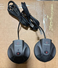 2 PACK Genuine Polycom Extended Microphone 2201-15855-001