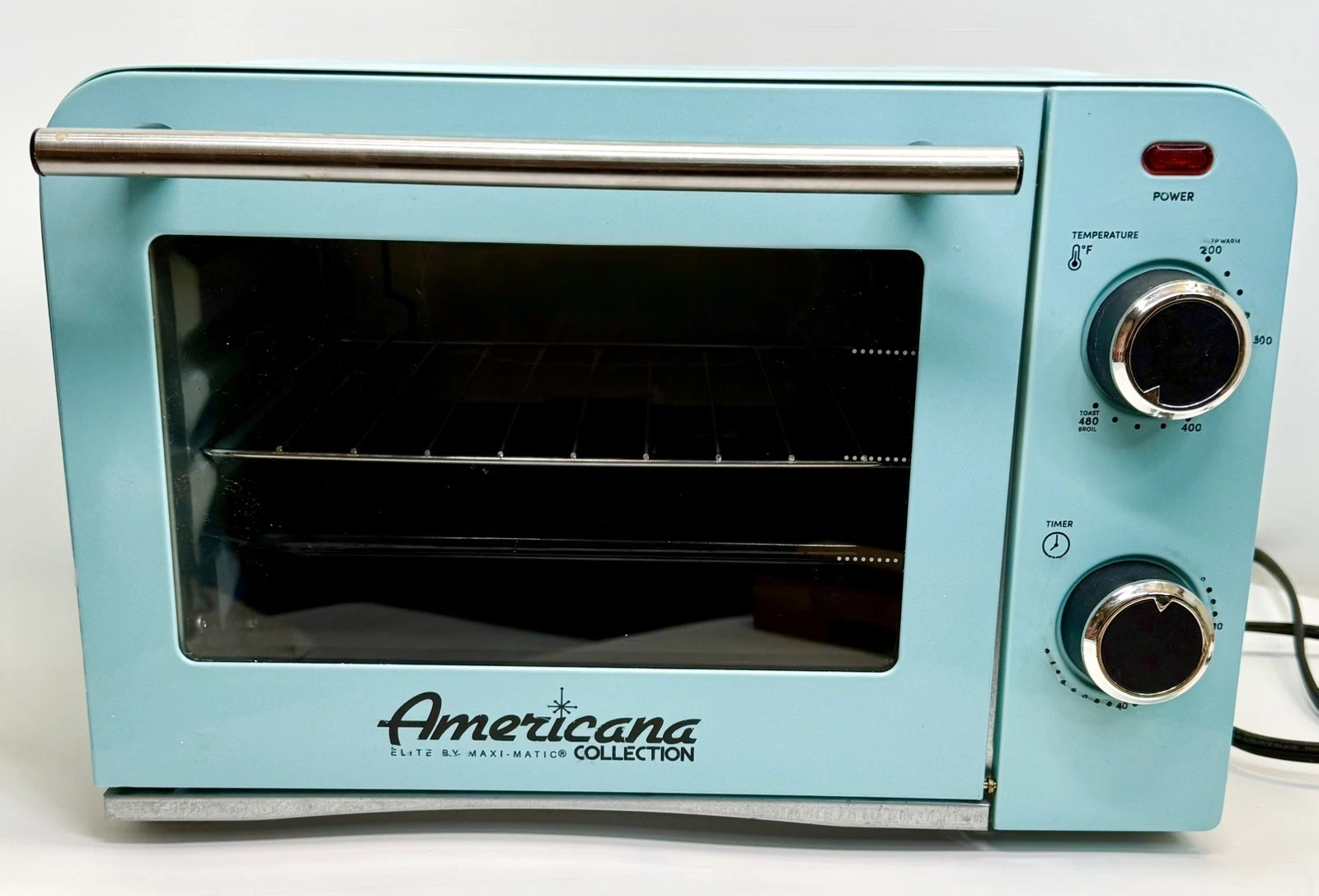 Elite Gourmet “Americana Collection”Retro Toaster Oven~ Blue
Opens in a new window or tab