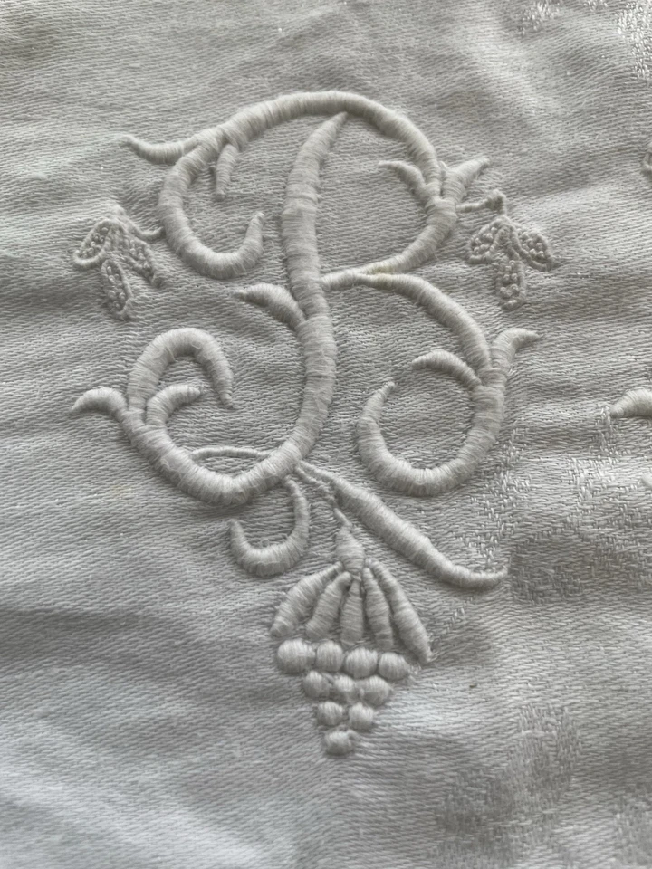 anciennes Serviettes de table Monogramme B M/ Linge Ancien Old  napkins/7441V8 - Photo 2/4