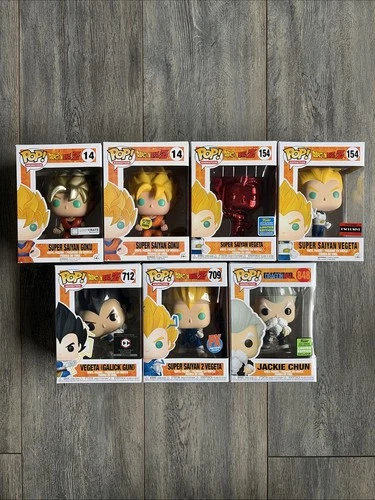 Funko Pop! Vinyl: Dragon Ball Z Lot Of 7