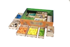 Root Game Organizer Wooden Storage Box | Broken Token Compatible Tray Case