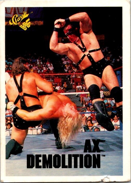 Ax Demolition #63 1990 Classic Sports WWF WWE Titan Sports pro wrestling