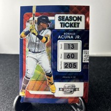 2022 Contenders Optic Ruby Wave Prizm 67/199 Ronald Acuña Jr. #24