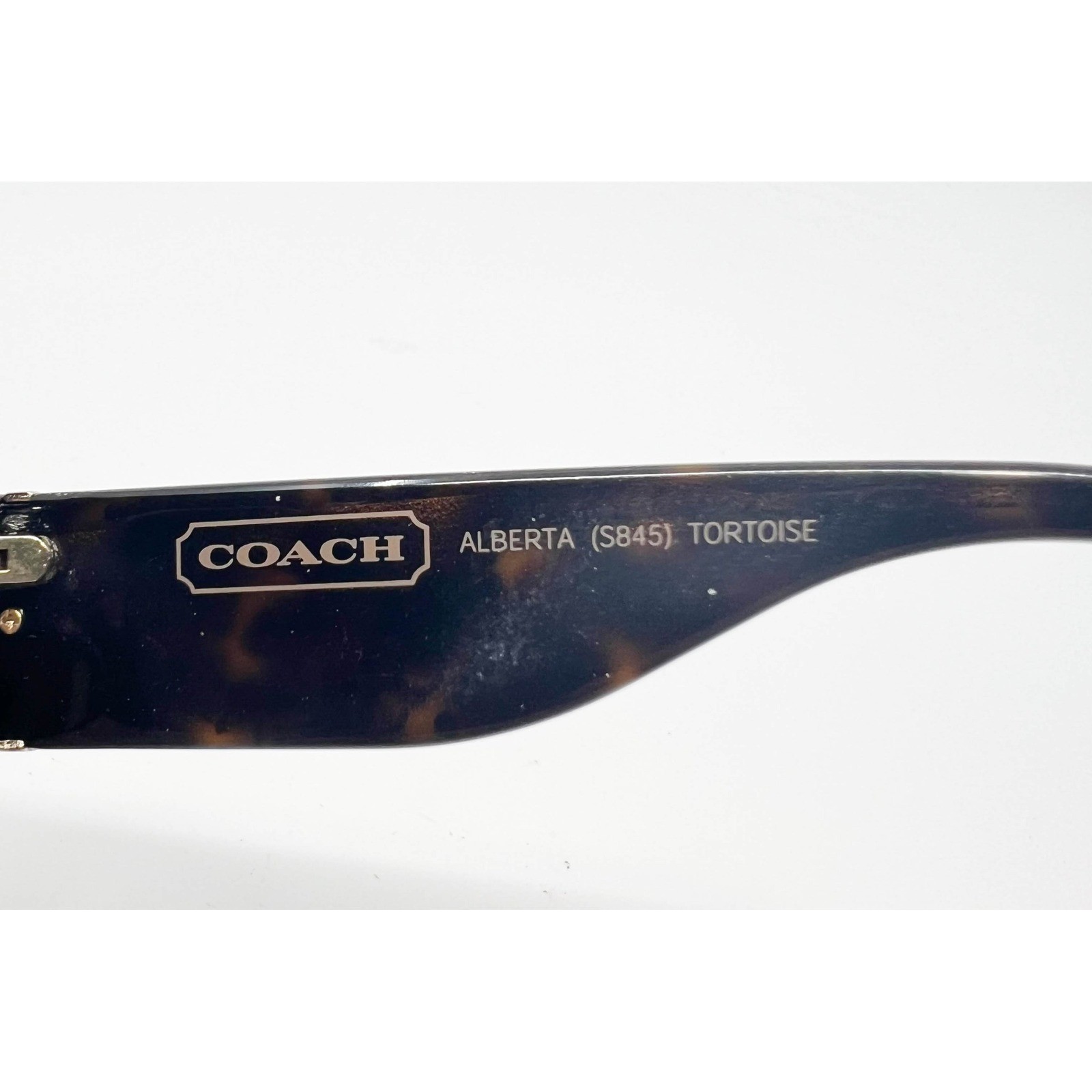 Coach Alberta S845 Tortoise Shell Sunglasses Wome… - image 6