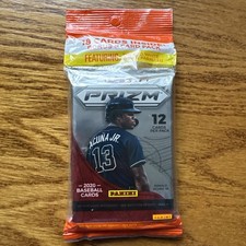 2020 Panini Prizm Baseball Cello Value Pack 18 Cards w/ Red White & Blue Prizms