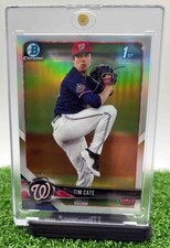 2018 Bowman Draft Tim Cate #BD-12 Refractor 1st Prospect Nationals