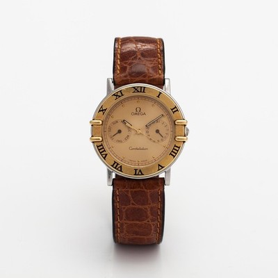 Seltene Omega Constellation Day Date Uhr Ref.  196107.02 18k Gelbgold