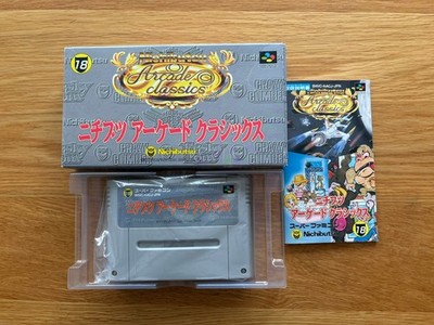 Nichibutsu Arcade Classics Japan Super Famicom Nintendo SNES SFC Moon Cresta