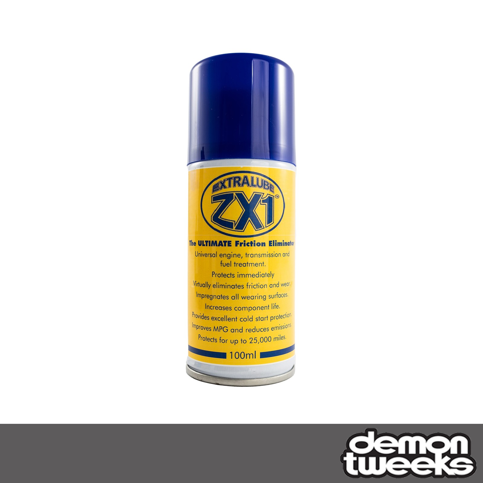 1 x ZX1 Extralube Engine Friction Reducer, Engine / Gearbox Protection - 100ml