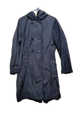 Marc Aurel Trench Jacket coat  Women's 38 Water Proof Black
