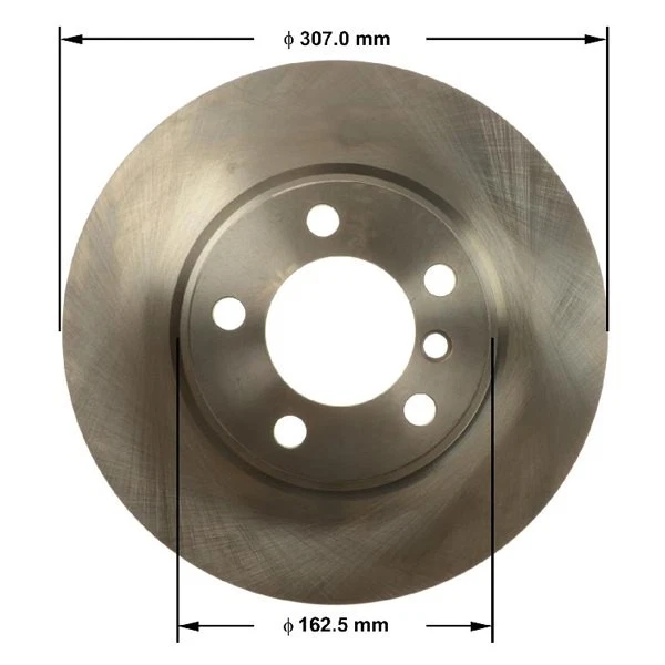 For Mini Cooper 2013 Bendix PRT6162 Global Premium Vented Front Brake Rotor Foto 3 de 4